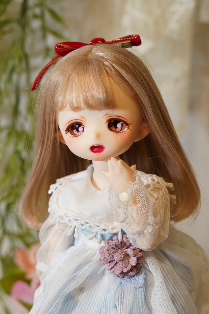 imomodoll hack-a 1/6 ホワイト肌 カスタムヘッド レジンアイ にっこり笑顔 アイドルちゃん