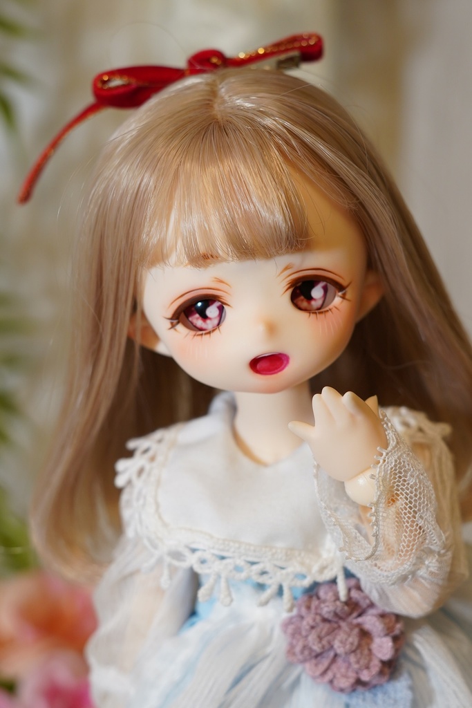 imomodoll hack-a 1/6 ホワイト肌 カスタムヘッド レジンアイ にっこり笑顔 アイドルちゃん