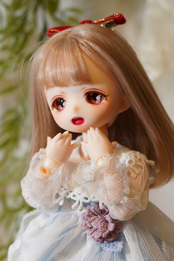 imomodoll hack-a 1/6 ホワイト肌 カスタムヘッド レジンアイ にっこり笑顔 アイドルちゃん