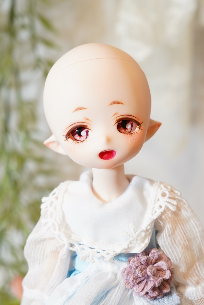 imomodoll hack-a 1/6 ホワイト肌 カスタムヘッド レジンアイ にっこり笑顔 アイドルちゃん