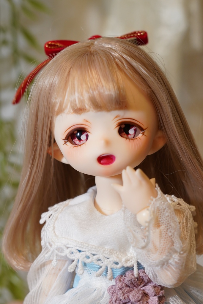 imomodoll hack-a 1/6 ホワイト肌 カスタムヘッド レジンアイ にっこり笑顔 アイドルちゃん