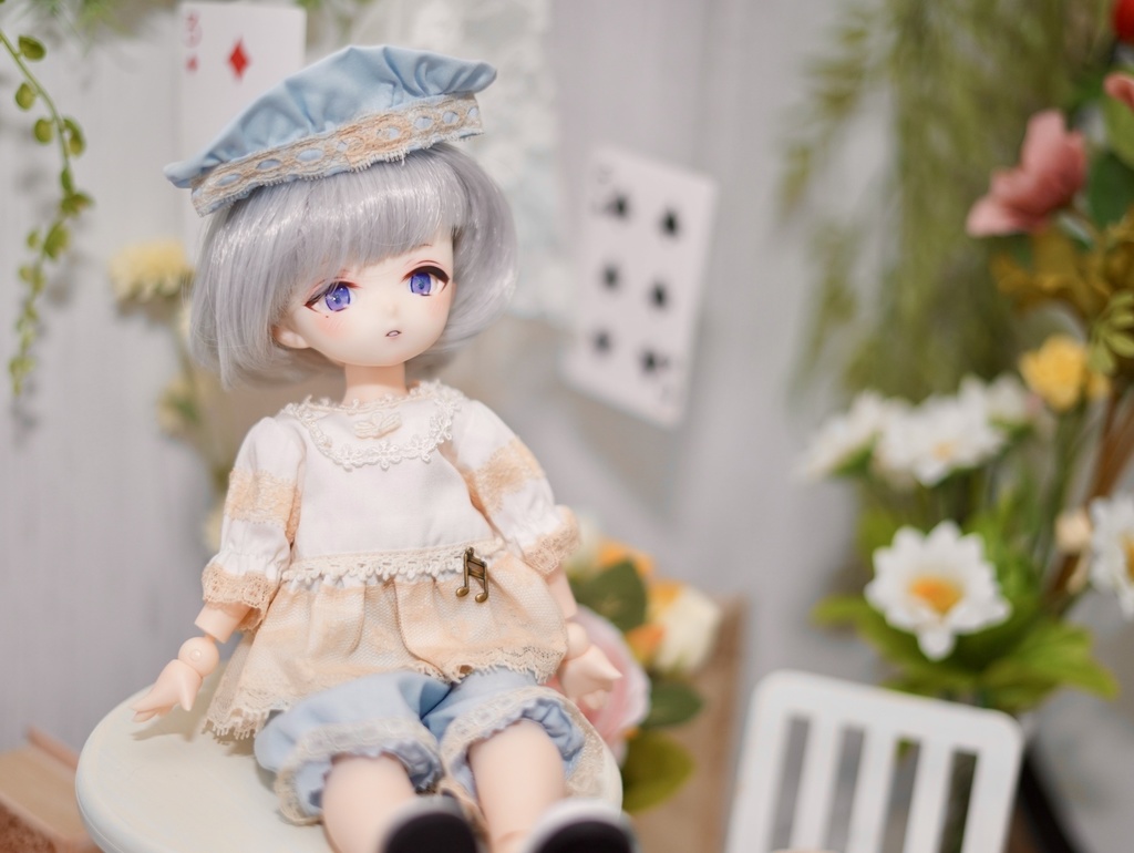 imomodoll miko 1/6 カスタムヘッド ホワイト肌 おまけデカールアイ 泣きぼくろ 双子 少年mikoちゃん