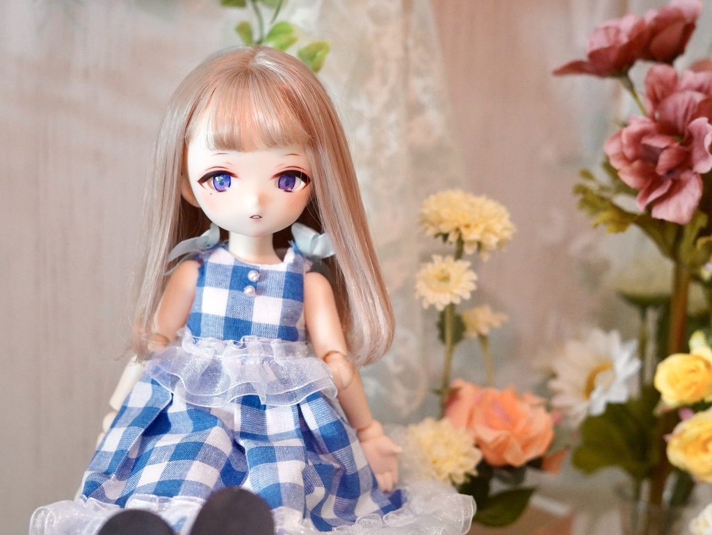 imomodoll miko 1/6 カスタムヘッド ホワイト肌 おまけデカールアイ 泣きぼくろ 双子 少年mikoちゃん