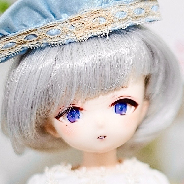 imomodoll miko 1/6 カスタムヘッド ホワイト肌 おまけデカールアイ 泣きぼくろ 双子 少年mikoちゃん