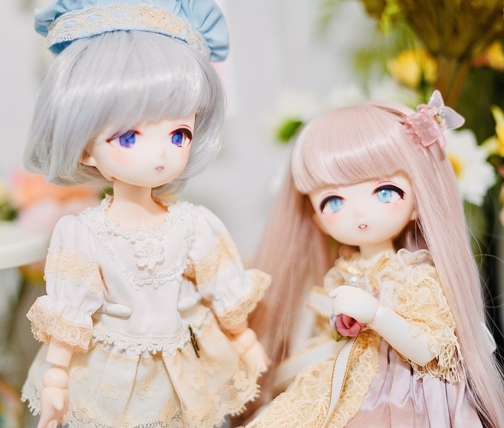 imomodoll miko 1/6 カスタムヘッド ホワイト肌 おまけデカールアイ 泣きぼくろ 双子 少年mikoちゃん