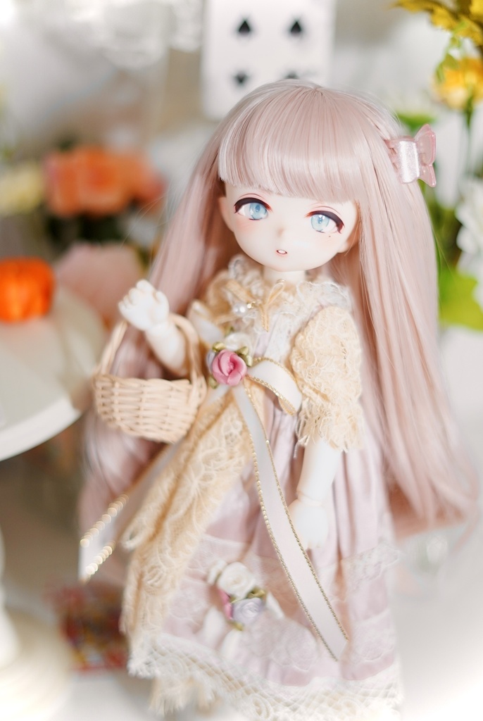 imomodoll miko 1/6 カスタムヘッド ホワイト肌 おまけデカールアイ 泣きぼくろ 双子 少女mikoちゃん