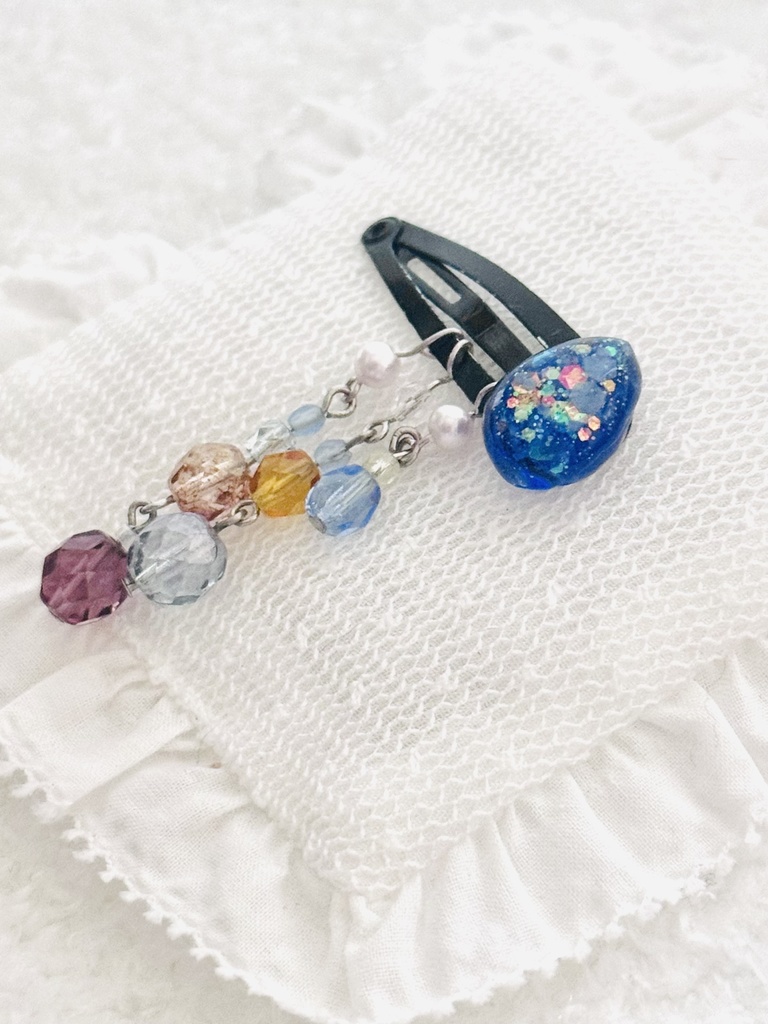 揺れるドール用ヘアピン no.4【小惑星プリズム】