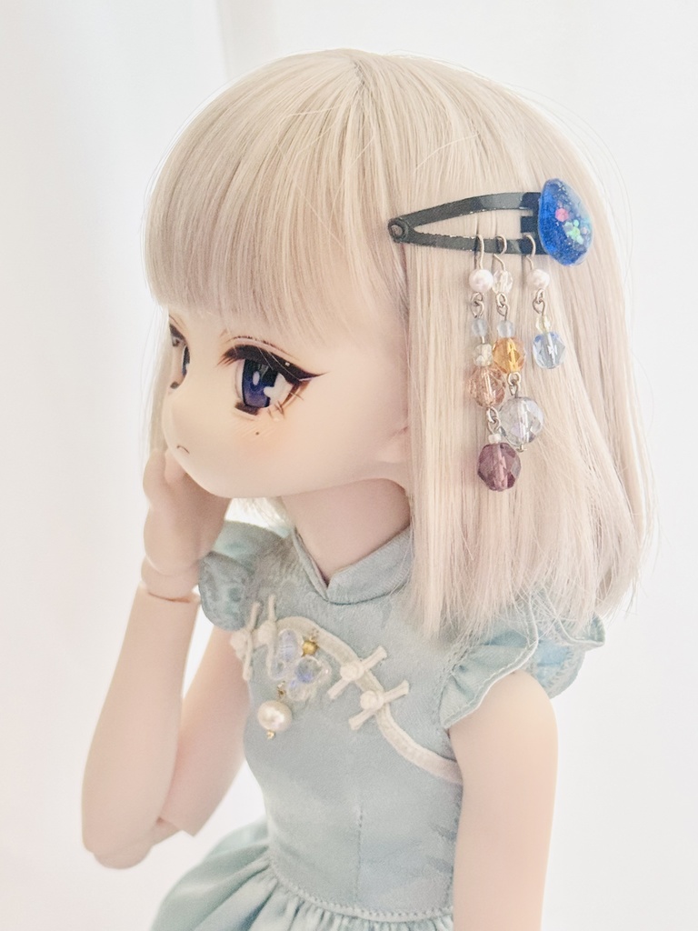 揺れるドール用ヘアピン no.4【小惑星プリズム】