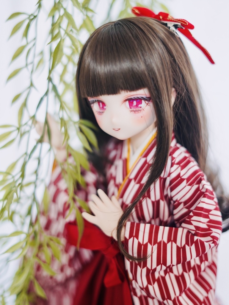 DDH-27 カスタムヘッド セミホワイト ソフビ盛り おまけアイ 泣きぼくろ おっとり和風ちゃん