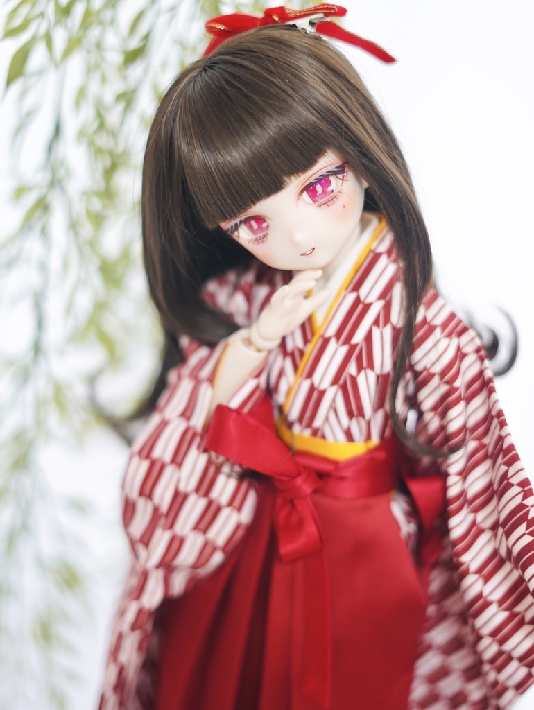 DDH-27 カスタムヘッド セミホワイト ソフビ盛り おまけアイ 泣きぼくろ おっとり和風ちゃん