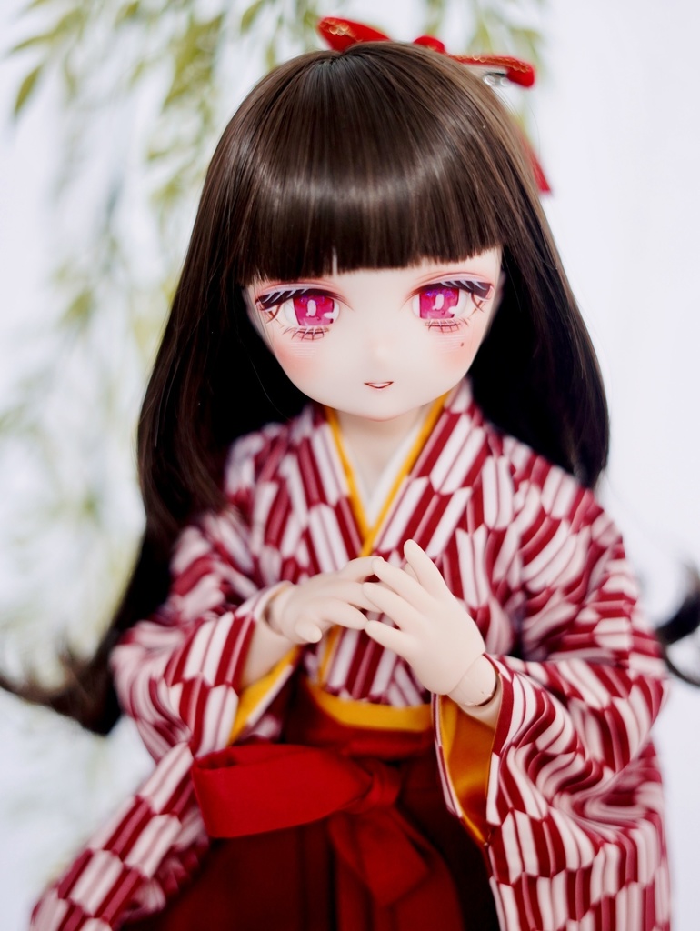 DDH-27 カスタムヘッド セミホワイト ソフビ盛り おまけアイ 泣きぼくろ おっとり和風ちゃん