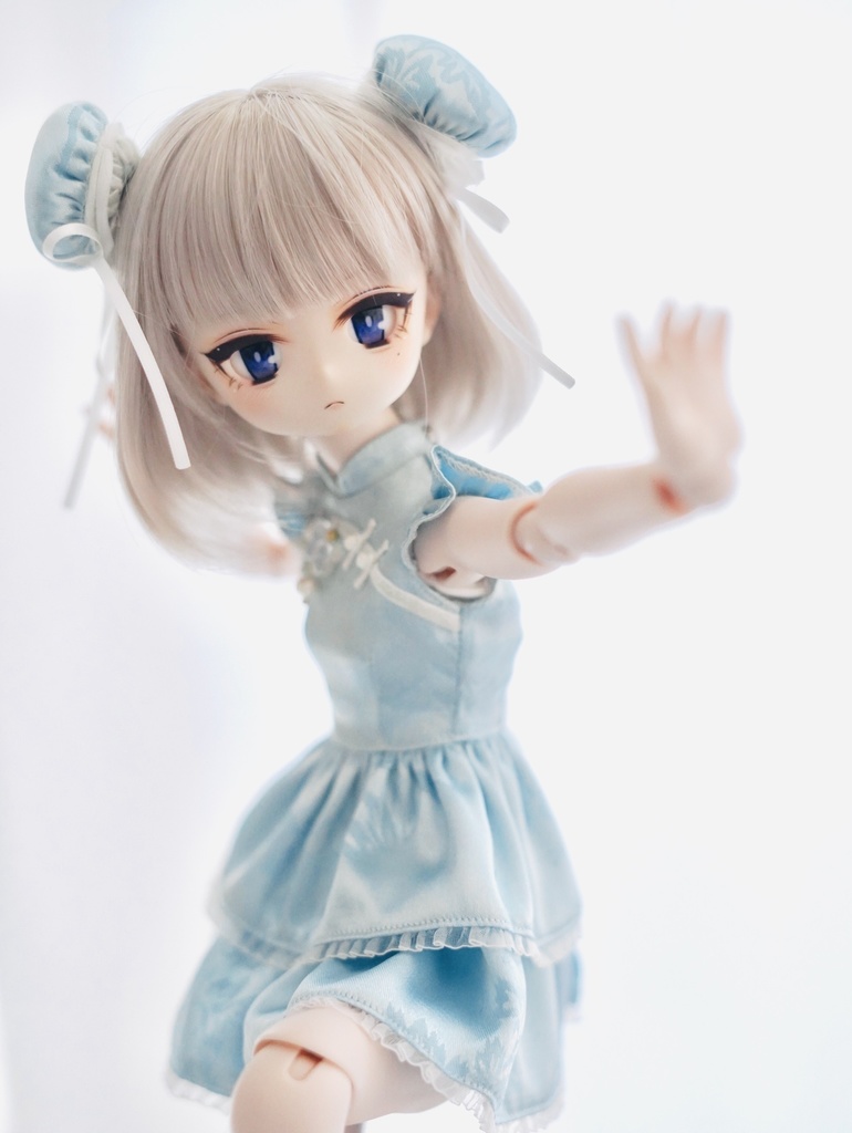 imomodoll riika 1/4カスタムヘッド おまけアイ mdd互換 カンフー娘ちゃん