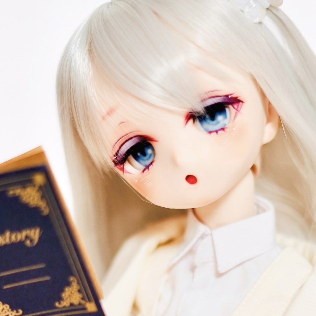 DDH-01 カスタムヘッド ソフビ盛り おまけアイ アイラッシュ付き 難あり