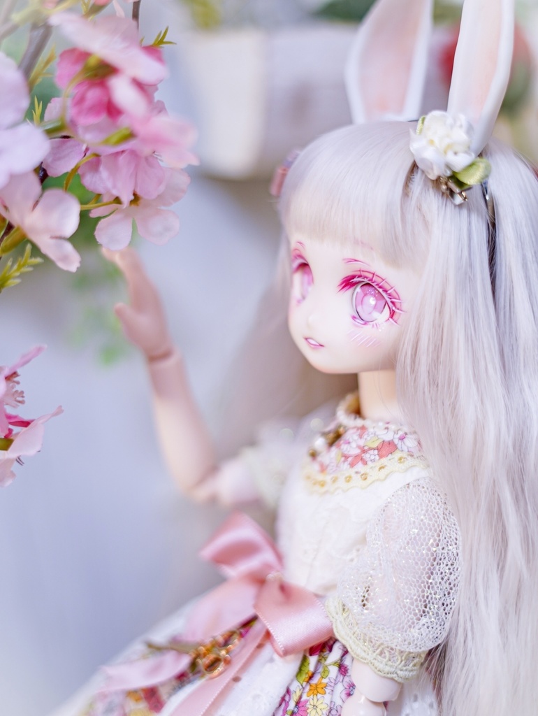 DDH-22 カスタムヘッド ソフビ盛り おまけアイ セミホワイト肌 やや難あり ドルフィードリーム