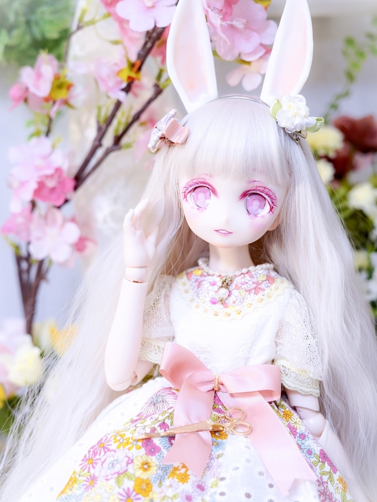 DDH-22 カスタムヘッド ソフビ盛り おまけアイ セミホワイト肌 やや難あり ドルフィードリーム