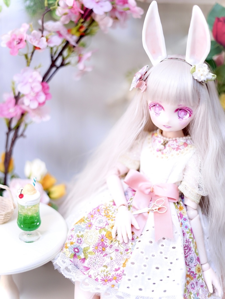 DDH-22 カスタムヘッド ソフビ盛り おまけアイ セミホワイト肌 やや難あり ドルフィードリーム