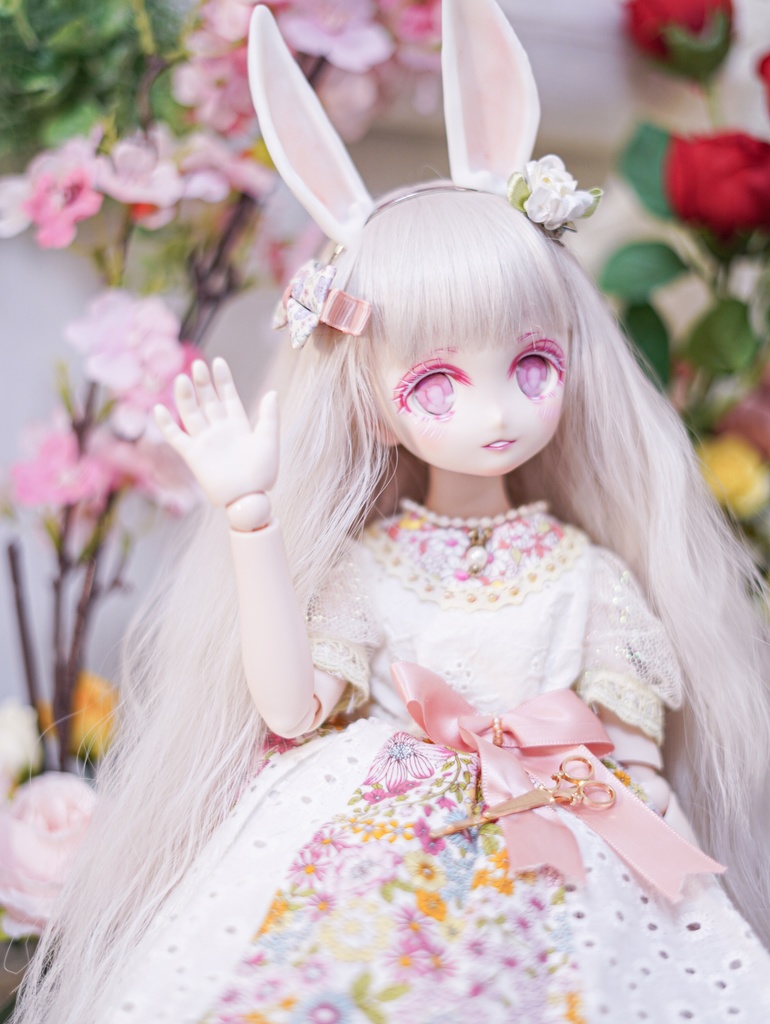 DDH-22 カスタムヘッド ソフビ盛り おまけアイ セミホワイト肌 やや難あり ドルフィードリーム