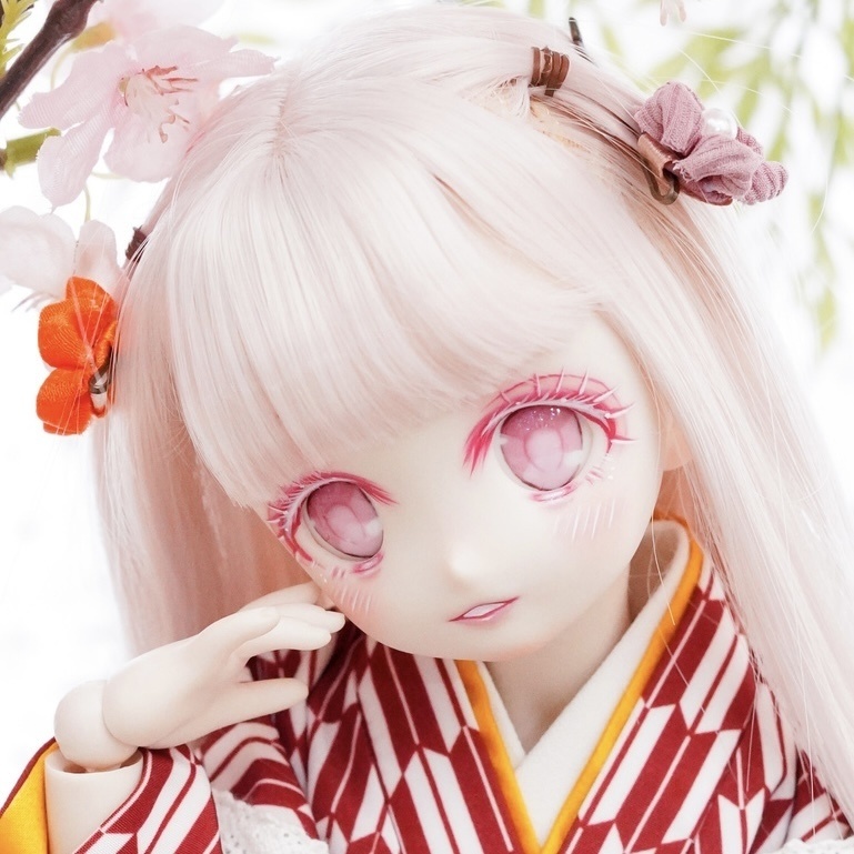 DDH-22 カスタムヘッド ソフビ盛り おまけアイ セミホワイト肌 やや難あり ドルフィードリーム