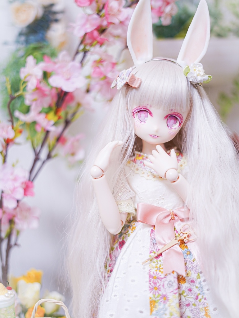 DDH-22 カスタムヘッド ソフビ盛り おまけアイ セミホワイト肌 やや難あり ドルフィードリーム
