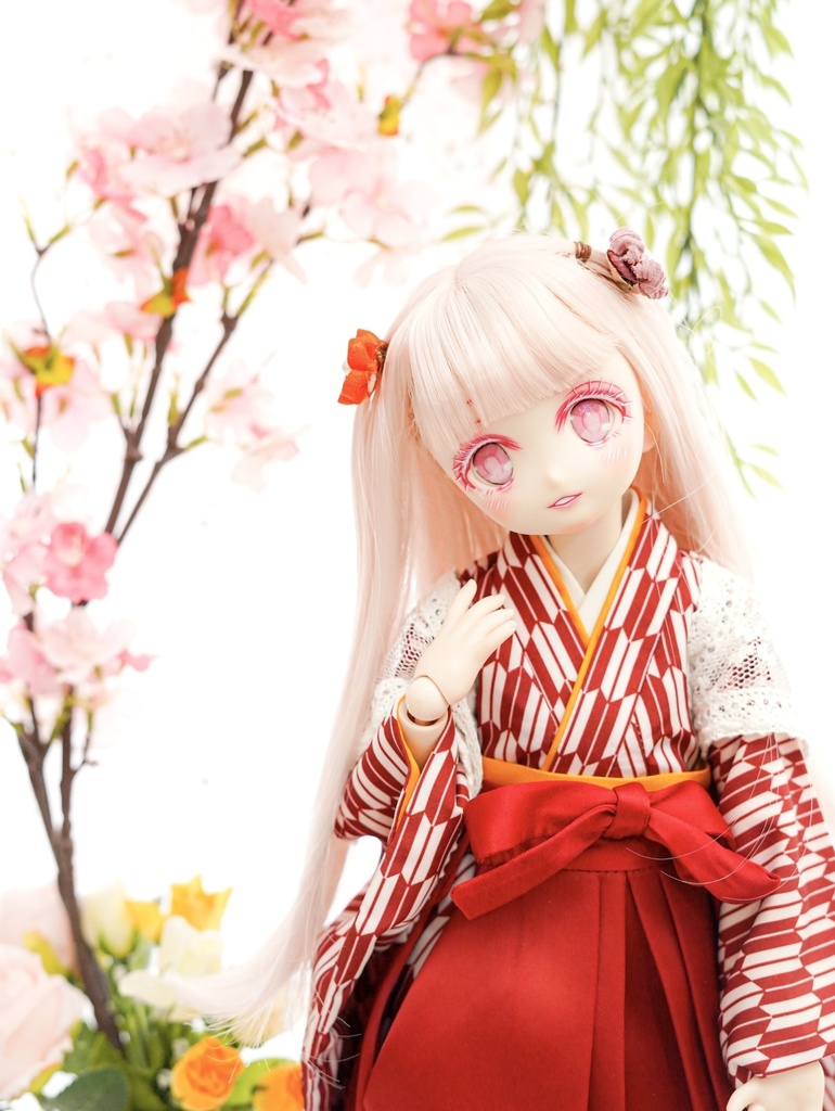 DDH-22 カスタムヘッド ソフビ盛り おまけアイ セミホワイト肌 やや難あり ドルフィードリーム