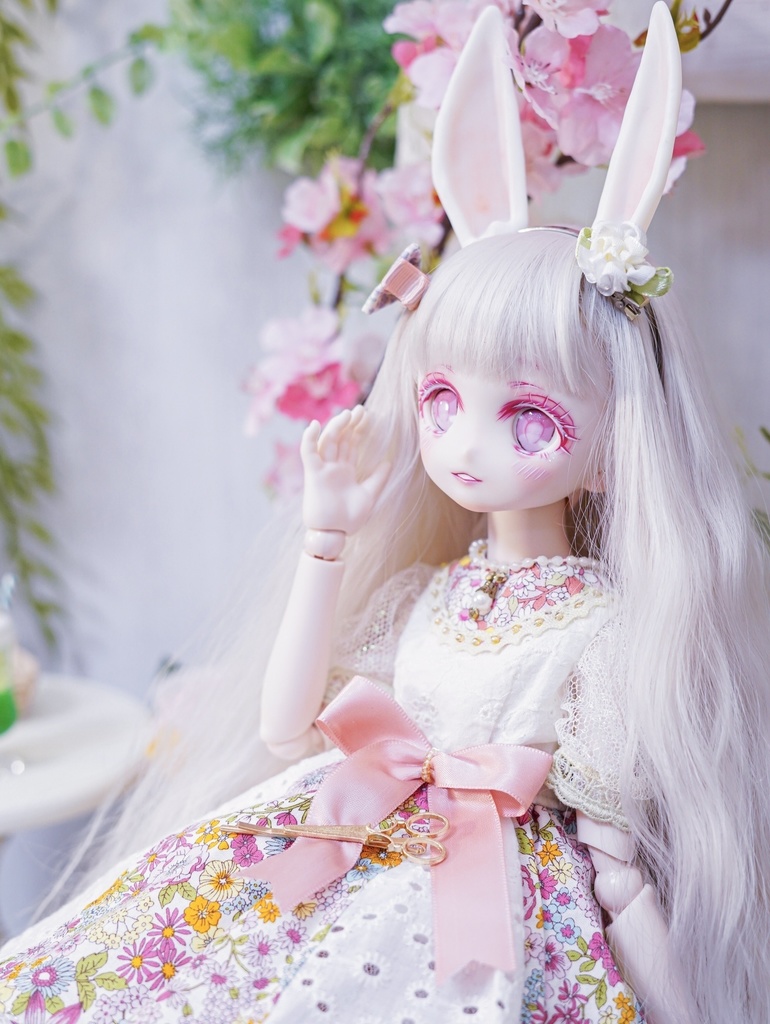 DDH-22 カスタムヘッド ソフビ盛り おまけアイ セミホワイト肌 やや難あり ドルフィードリーム