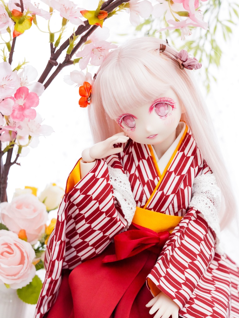 DDH-22 カスタムヘッド ソフビ盛り おまけアイ セミホワイト肌 やや難あり ドルフィードリーム
