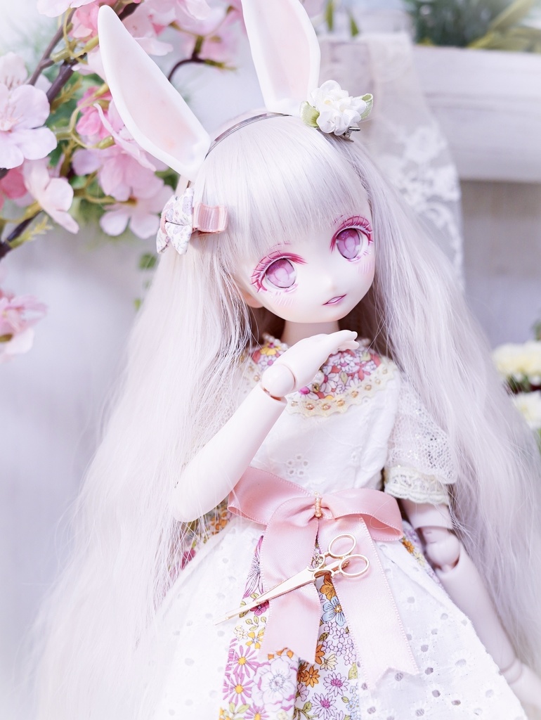 DDH-22 カスタムヘッド ソフビ盛り おまけアイ セミホワイト肌 やや難あり ドルフィードリーム