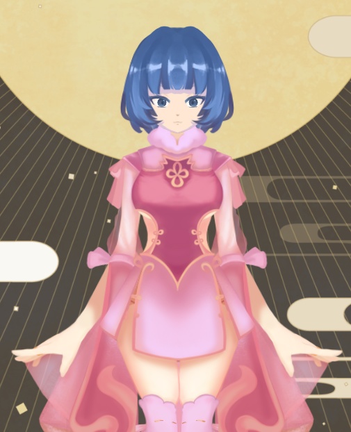 【Vts】【VTuber向け】【新年衣裝】VtubeStudio向け 動くLive2Dアイテム