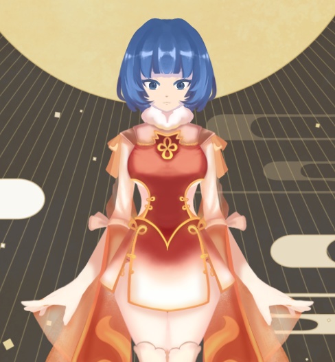 【Vts】【VTuber向け】【新年衣裝】VtubeStudio向け 動くLive2Dアイテム