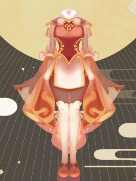 【Vts】【VTuber向け】【新年衣裝】VtubeStudio向け 動くLive2Dアイテム