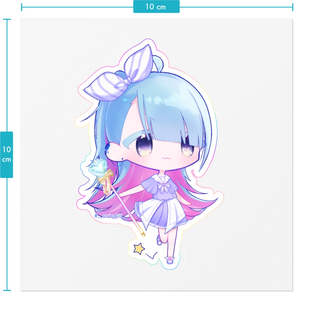 魔法少女★ぬいぬこ©シール