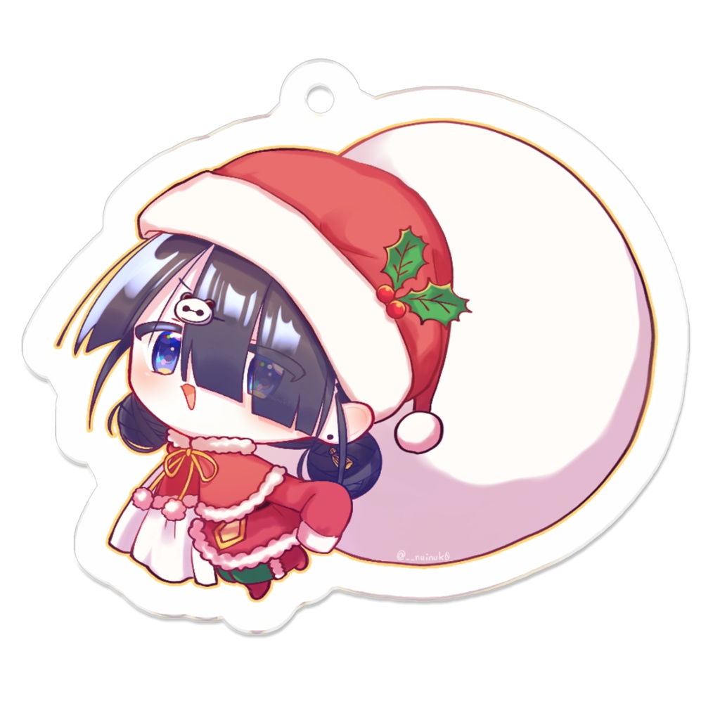 2023サンタコス嫗迩華ちゃんアクキー