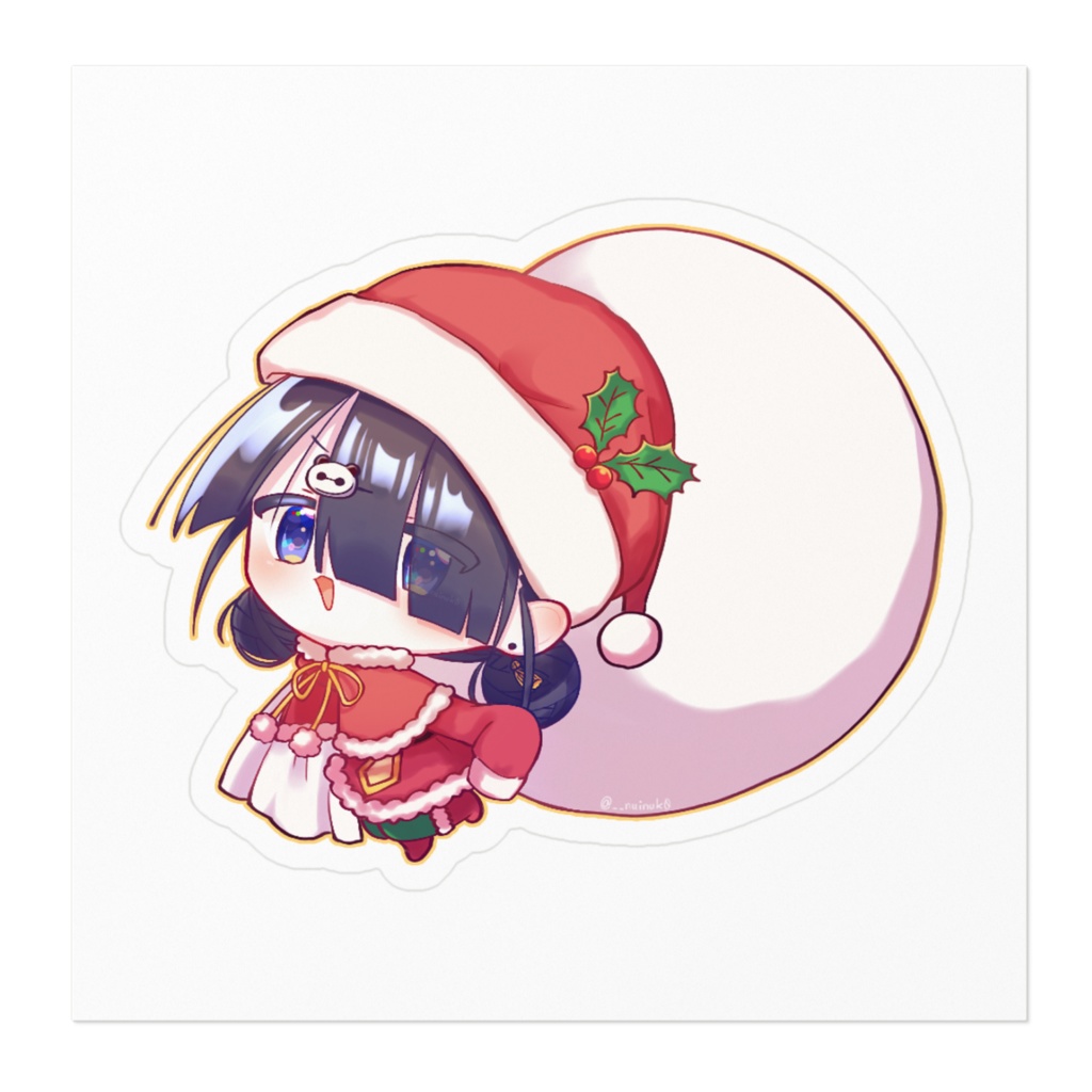 2023サンタコス嫗迩華ちゃんステッカー