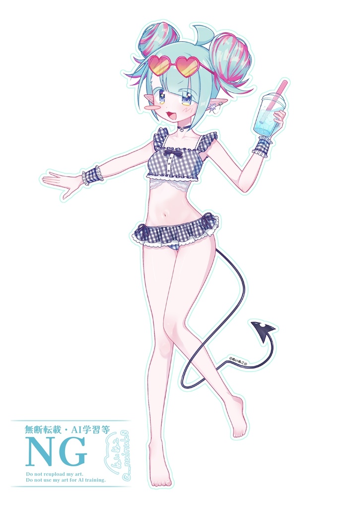 ぬいぬこ©︎水着の姿【アクリルスタンド】