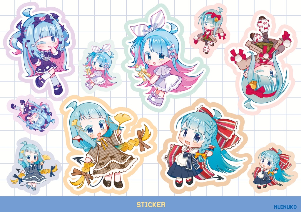 ぬいぬこ©︎【シール ②】