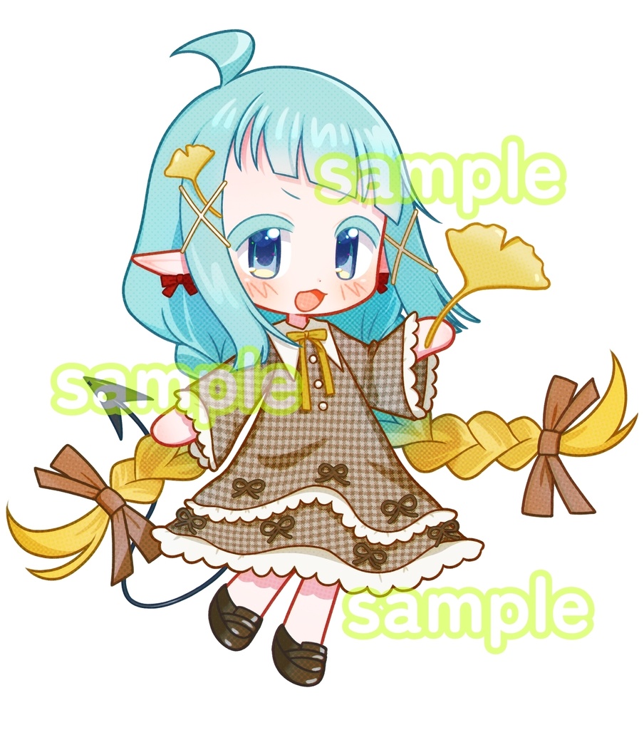 ぬいぬこ©︎秋ワンピの姿【アクリルキーホルダー】