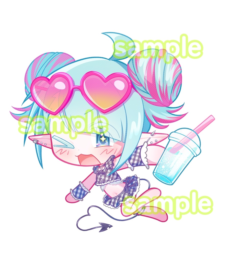 ぬいぬこ©︎水着の姿【アクリルキーホルダー】
