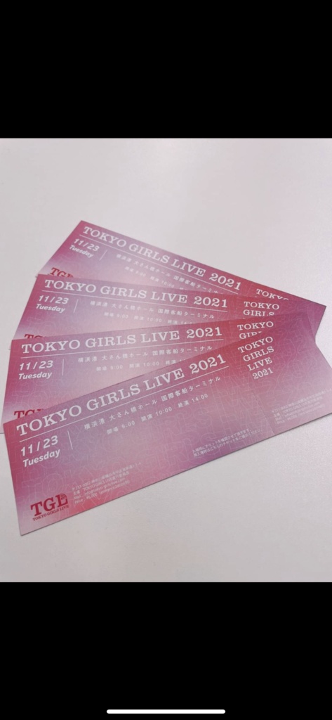 Tokyo Girls Live 21チケット なんか色々だします たぶん Booth