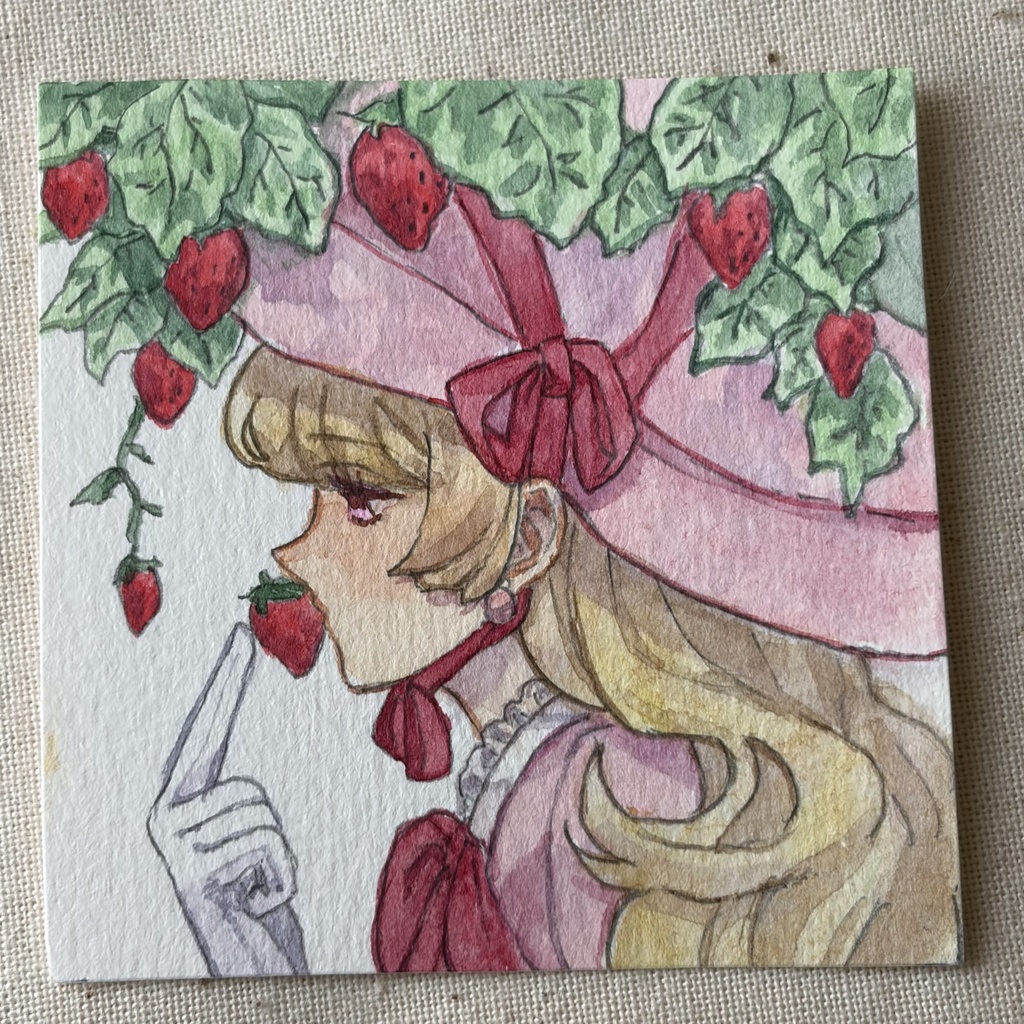 水彩ミニ原画〜その1〜