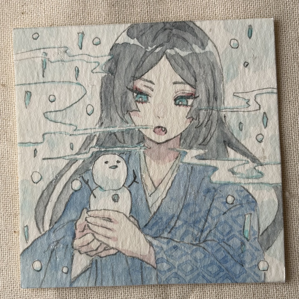 水彩ミニ原画〜その1〜