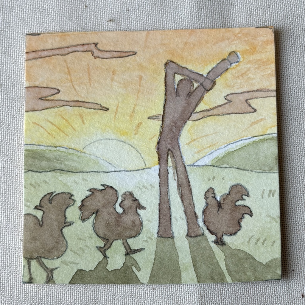 水彩ミニ原画〜その1〜