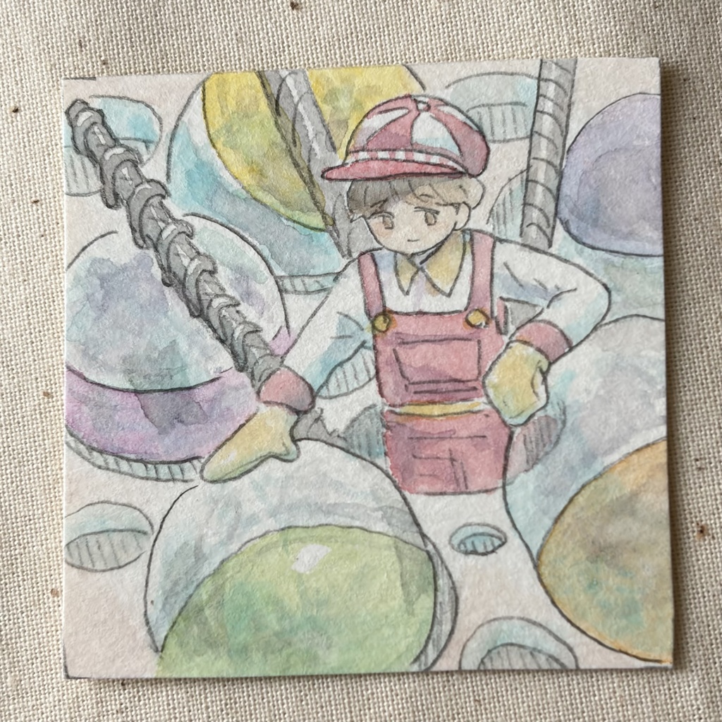 水彩ミニ原画〜その1〜