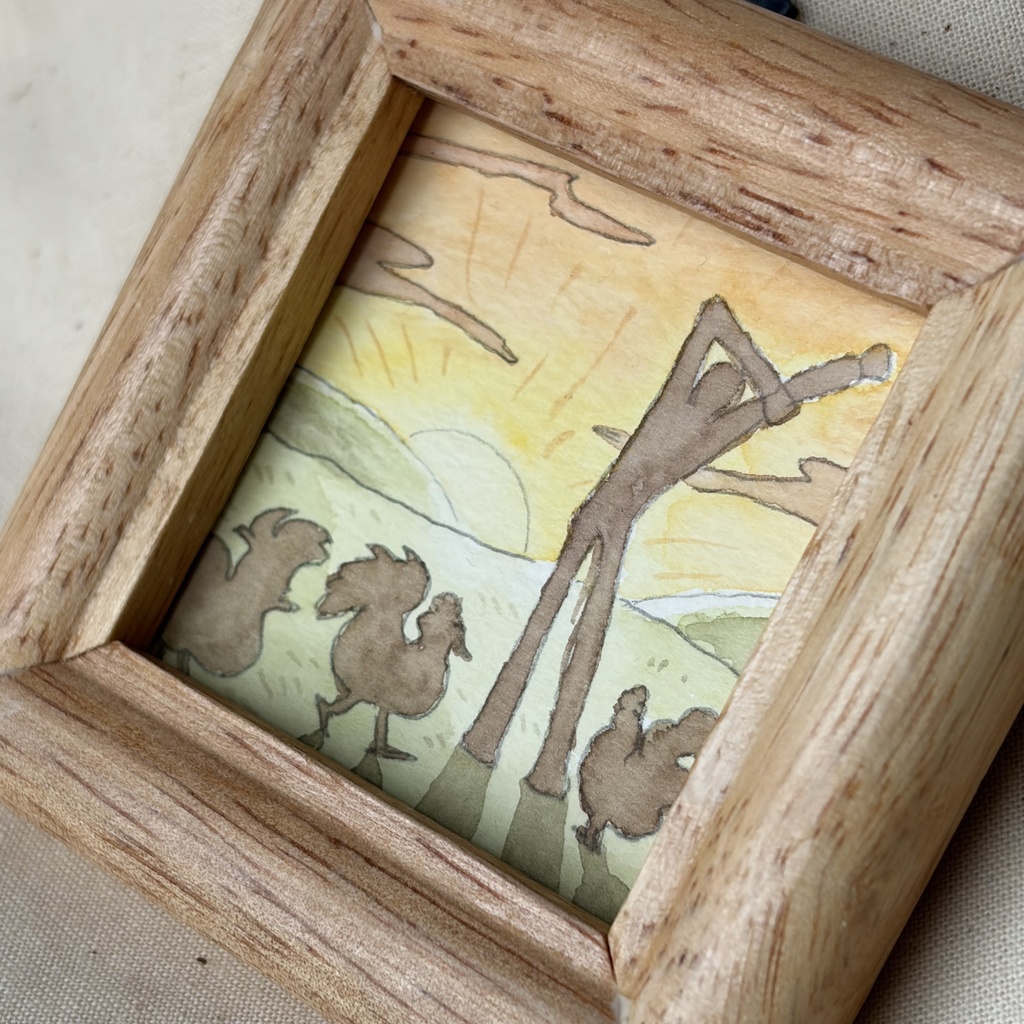 水彩ミニ原画〜その1〜