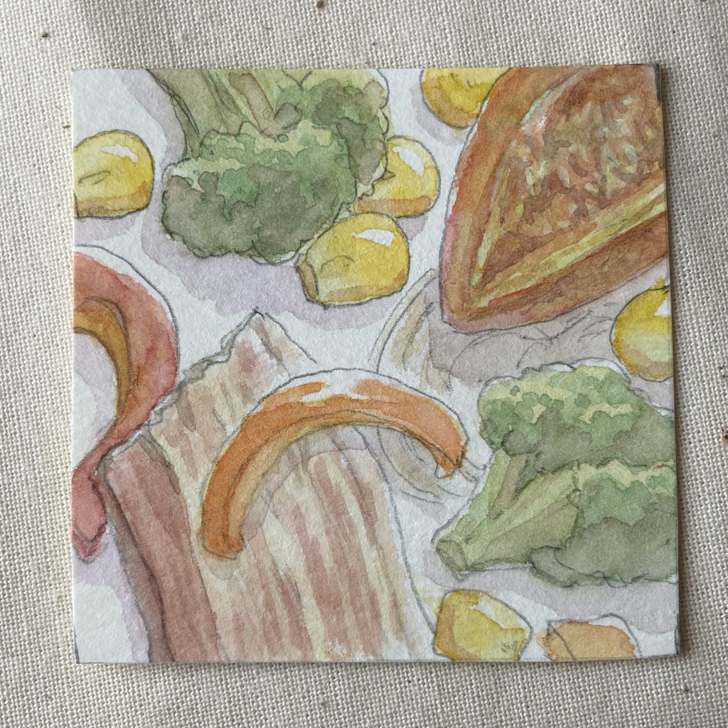 水彩ミニ原画〜その1〜