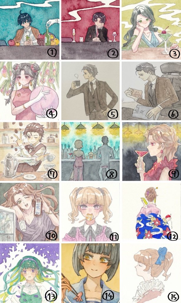 水彩ミニ原画～その２～