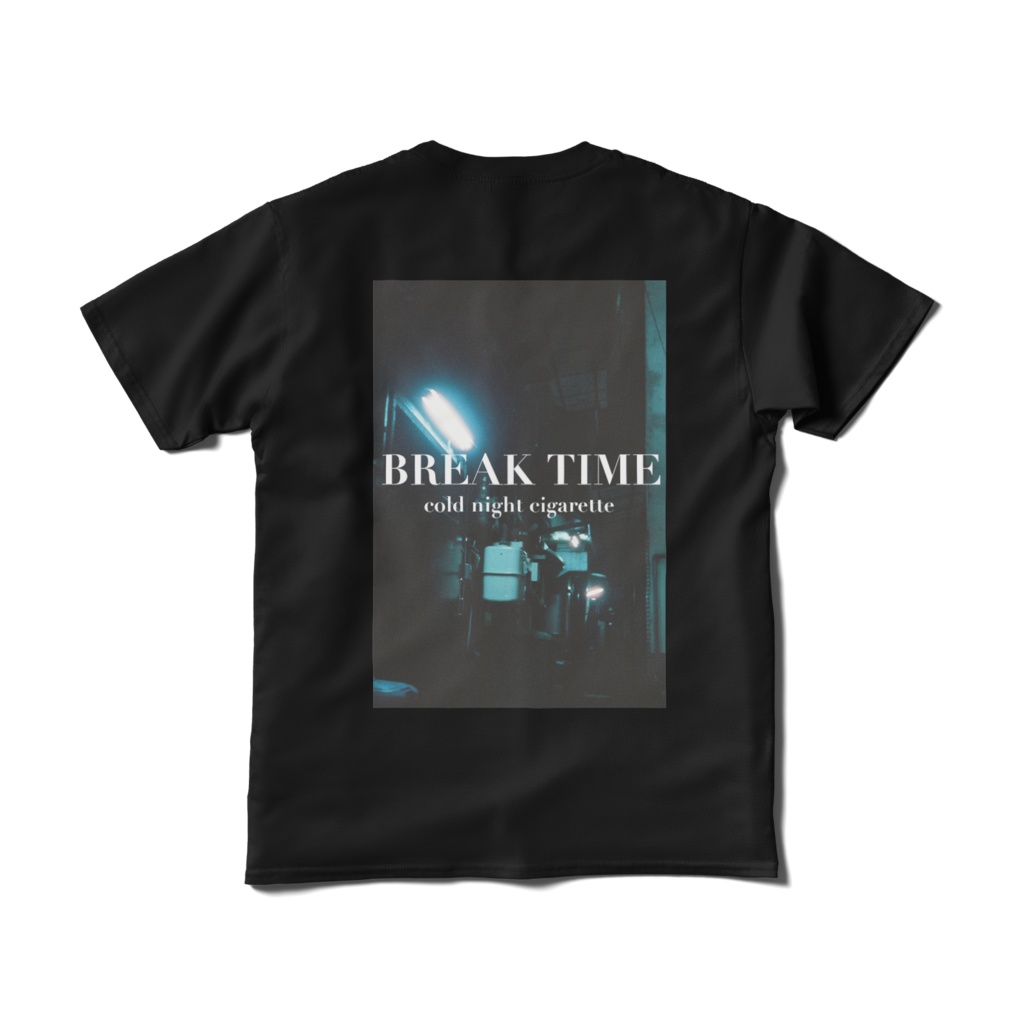 『BREAK TIME』バックプリントTシャツ