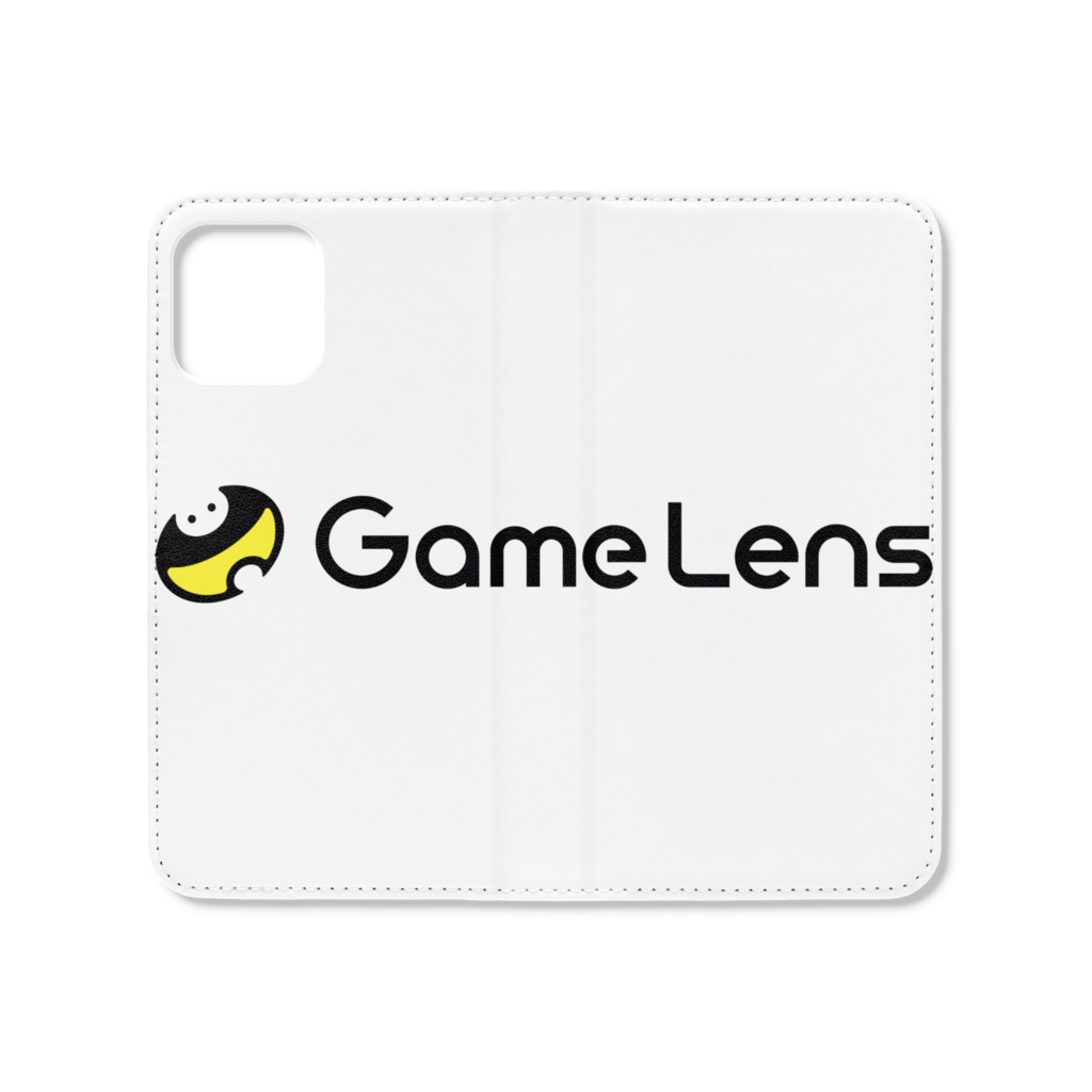 GameLens - 手帳型iPhoneケース(ベルトなし) - iPhone12 / 12 Pro - ストラップ穴 なし