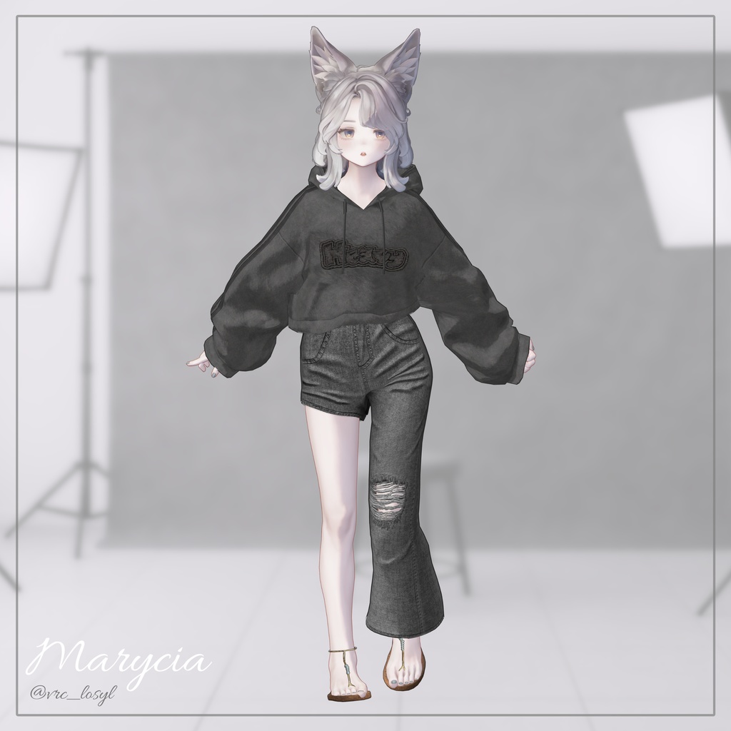 Heavy Hoodie | Heavy パーカー|Lapwing / マリシア対応 VRC衣装