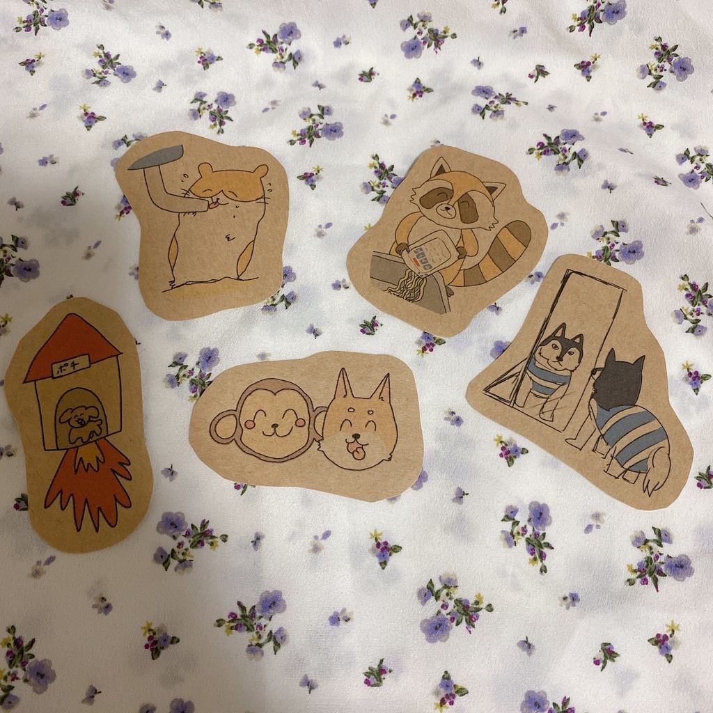 [全3種]どうぶつさんシールセット