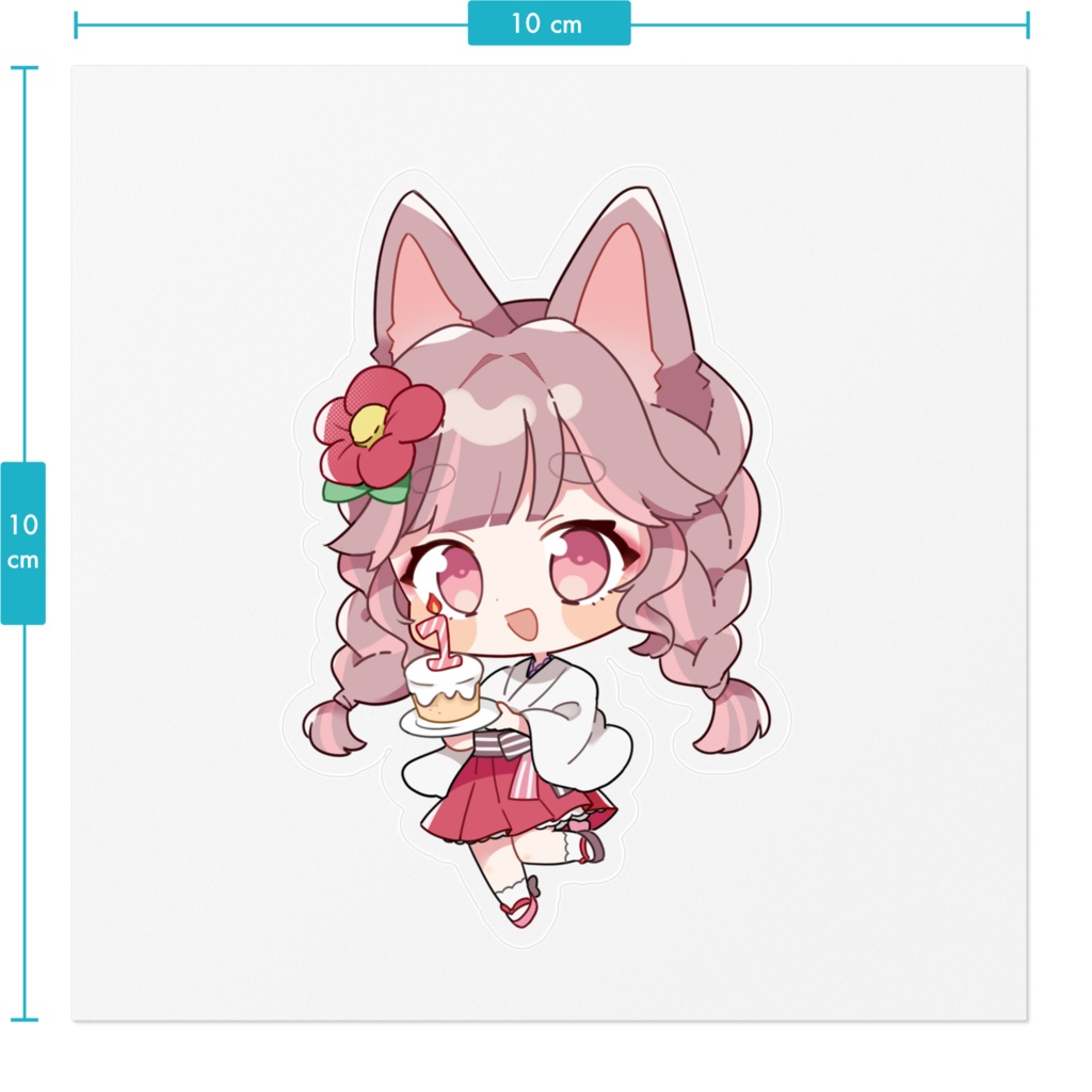 ステッカー『茶汰 1st Anniversary goods』